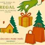 LES ALUMNES DE COMERÇ INICIEN ELS PREPARARIUS DE LA CAMPANYA DE NADAL AMB UN DISSENY INSPIRAT AL GRINCH