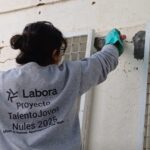 LOS ALUMNOS DEL CERTIFICADO DE ALBAÑILERÍA CONTINUAN CON LOS TRABAJOS DE MEJORA EN EL CEMENTERIO MUNICIPAL