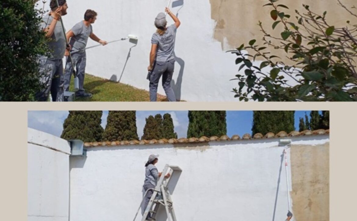 FOTO PINTURA PARED INTERIOR CEMENTERIO
