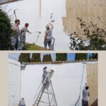 ELS ALUMNES D'OBRA COMENCEN ELS TREBALLS A L'INTERIOR DEL CEMENTERI