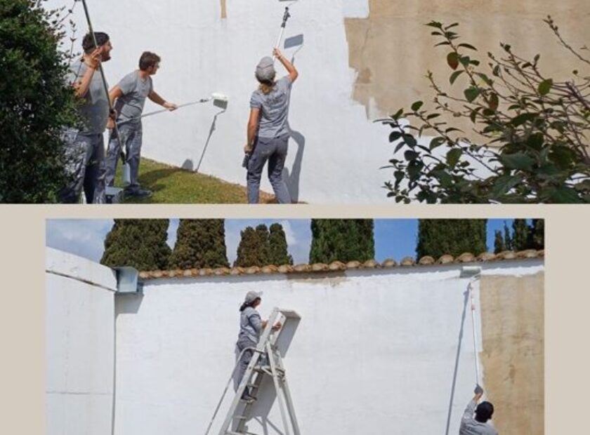 FOTO PINTURA PARED INTERIOR CEMENTERIO