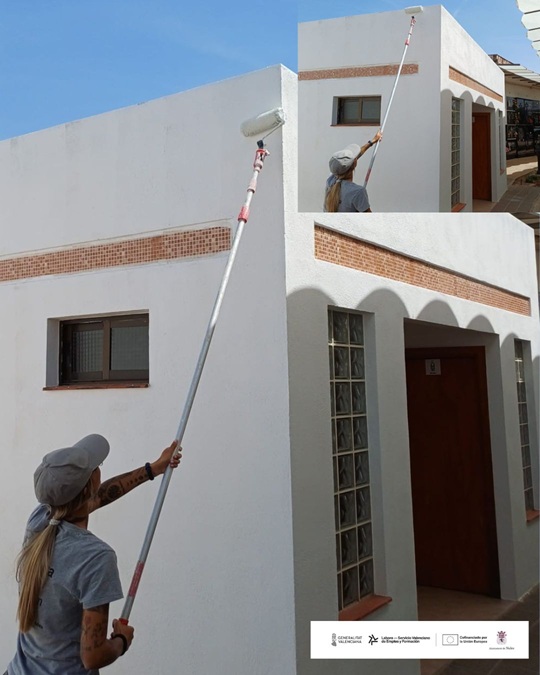FOTO PINTURA BAÑOS CEMENTERIO