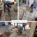 LOS ALUMNOS DE ALBAÑILERÍA SUSTITUYEN BALDOSAS DETERIONADAS EN EL CEMENTERIO MUNICIPAL